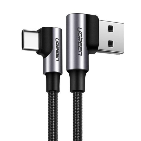 Kabel kątowy USB-C - USB Ugreen US176 20855 0,5m - szary