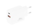 Ładowarka Movano GaN 20W USB-C PD + USB-A (white)