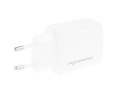 Ładowarka Movano GaN 30W USB-C PD + USB-A (white)