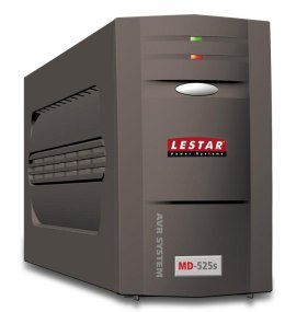 Zasilacz awaryjny LESTAR MD-525s AVR 1xSCH+1xIEC USB BL + ZX510b MD-525s AVR 1xSCH+1xIEC + ZX510b 525VA