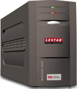 Zasilacz awaryjny LESTAR MD-655s AVR 1xSCH+1xIEC USB BL + ZX510s MD-655s AVR 1xSCH+1xIEC + ZX510s 625VA