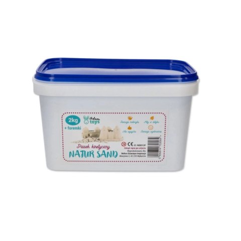 Zestaw piasek kinetyczny NaturSand 2kg + foremki dinozaury