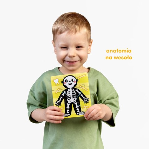 CzuCzu Puzzle Moje ciało - nauka anatomii przez zabawę 3+