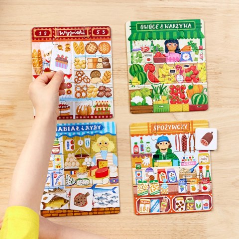 CzuCzu Puzzle Na zakupy - układanka i gra 2w1 3+