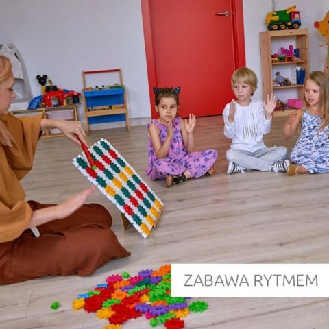 Zestaw Klocki Korbo EDU Code Music 128 el. + Książka z kartami pracy 27 x A4
